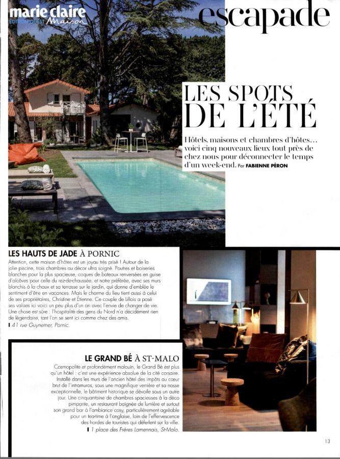Les Hauts De Jade Maison D'Hotes Pornic Exterior foto